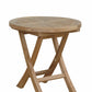 Anderson Teak Montage 20" Round Side Folding Table