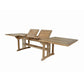 Anderson Teak Sahara 126" Rectangular Double Extension Table