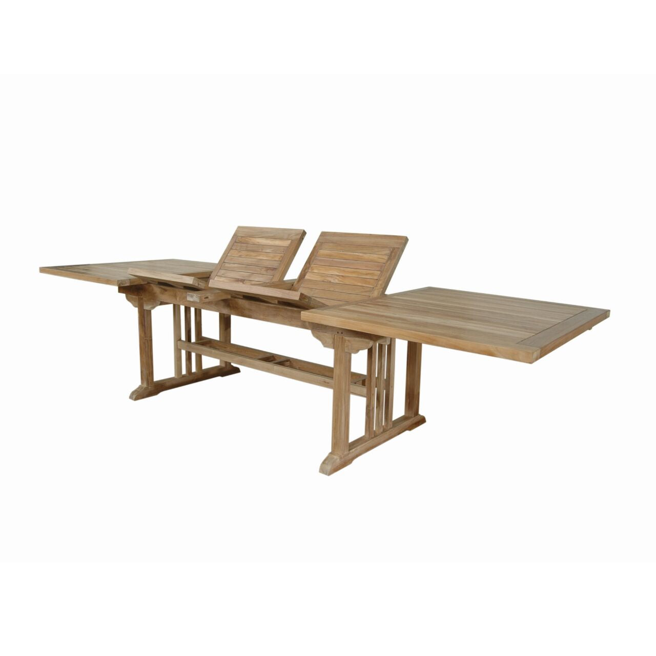 Anderson Teak Sahara 126" Rectangular Double Extension Table