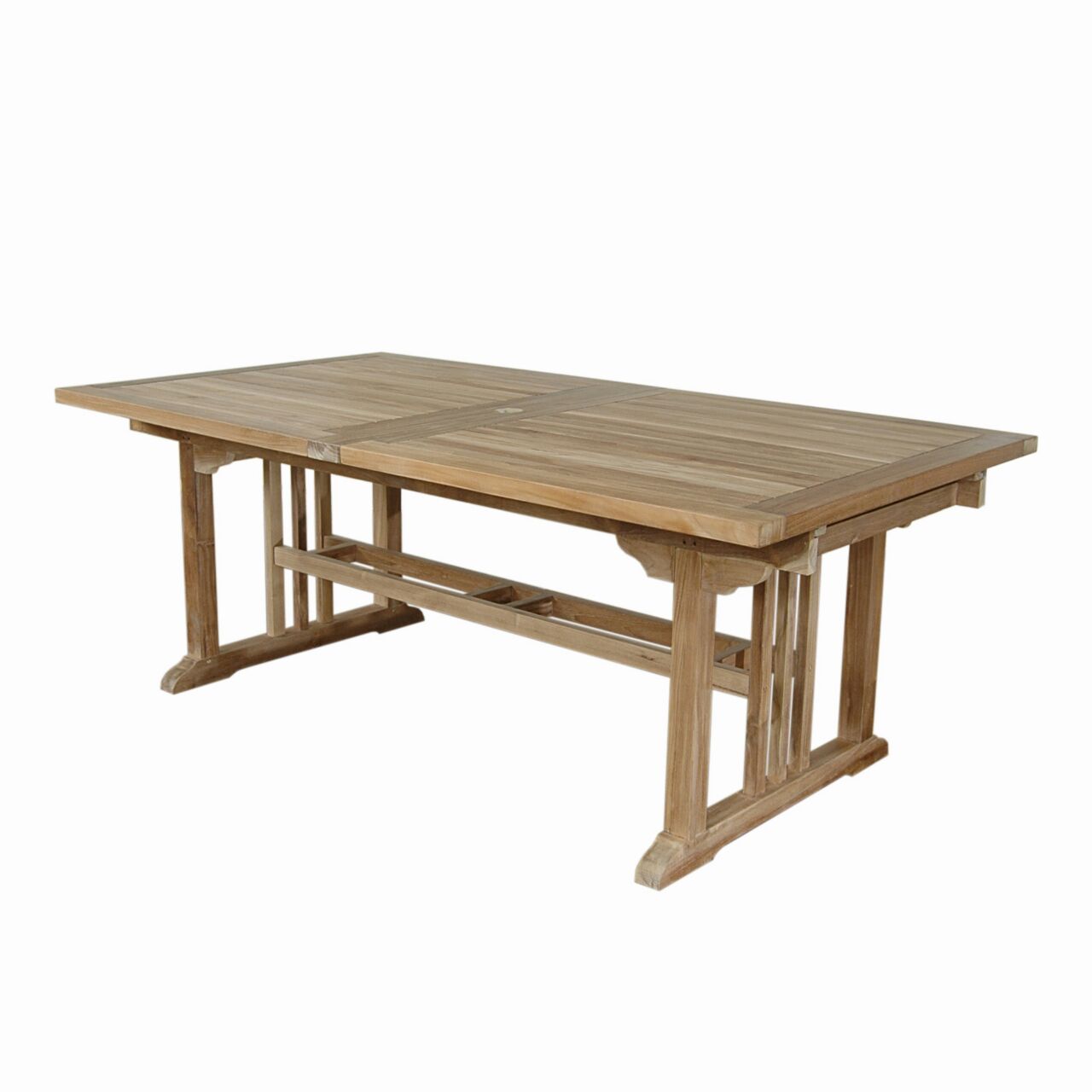 Anderson Teak Sahara 126" Rectangular Double Extension Table