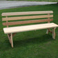 Creekvine Designs 27" Cedar Backyard Bash Cross Legged Picnic Table w/Backed Benches