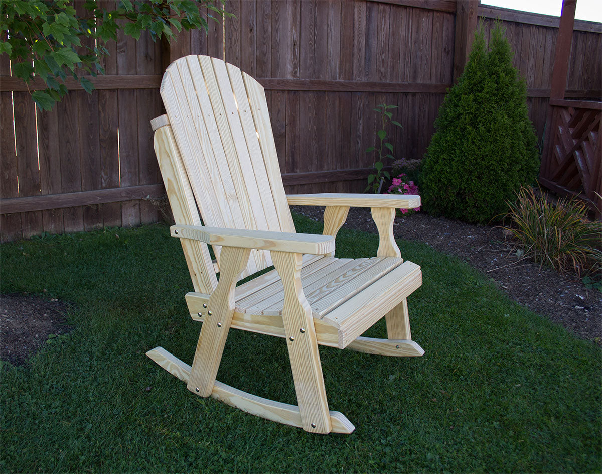 Creekvine Designs Treated Pine Curveback Rocking Chair