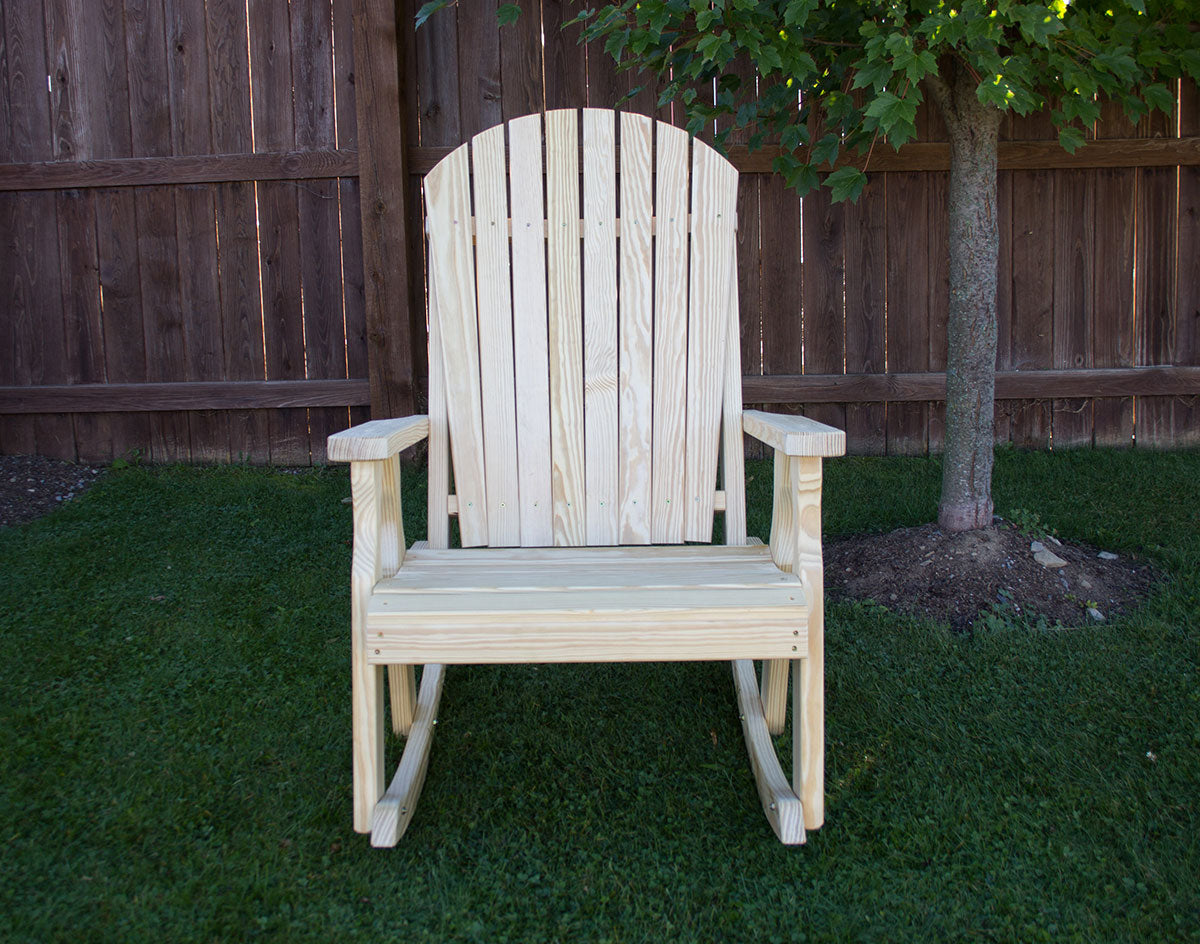 Creekvine Designs Treated Pine Curveback Rocking Chair