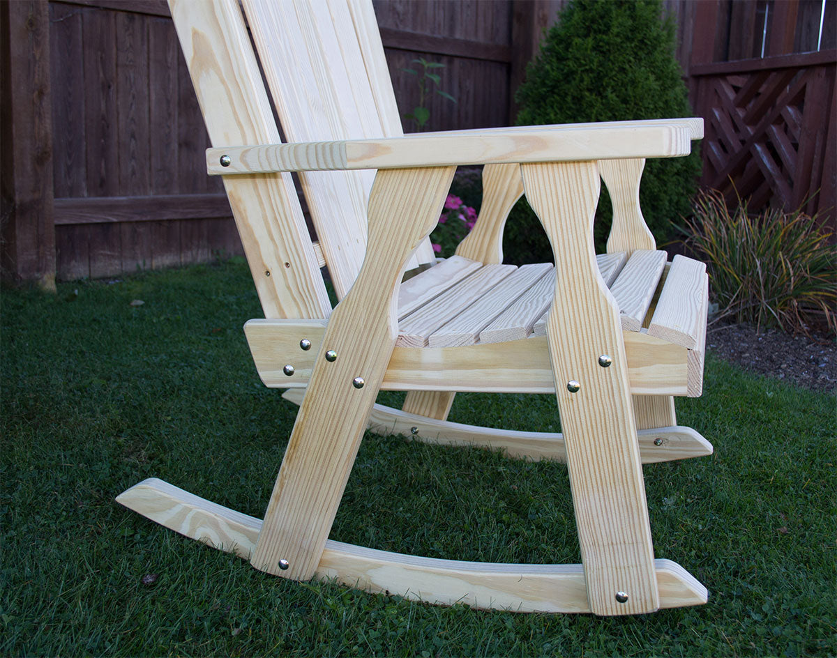 Creekvine Designs Treated Pine Curveback Rocking Chair