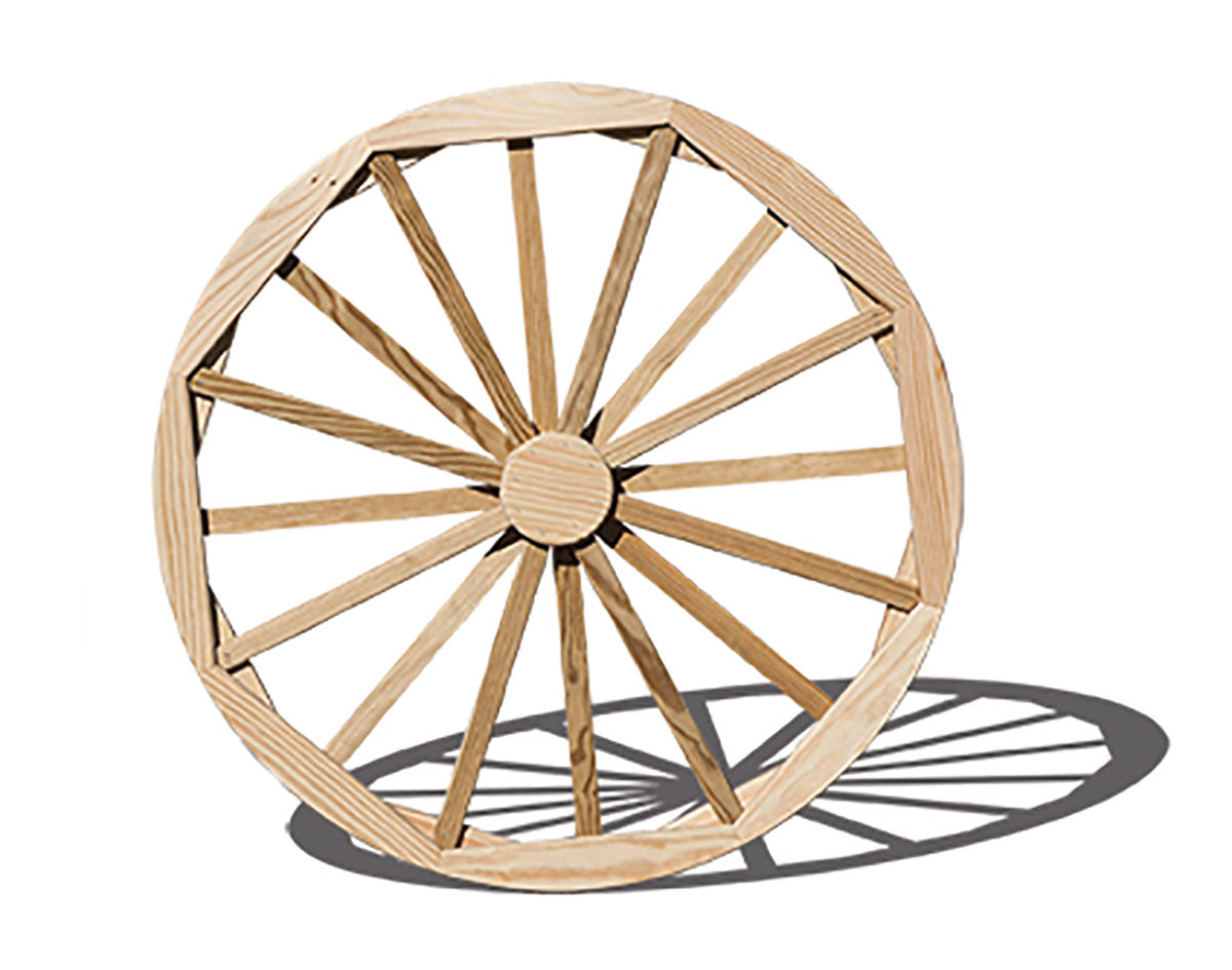 Creekvine Designs Treated Pine Decorative Wagon Wheel