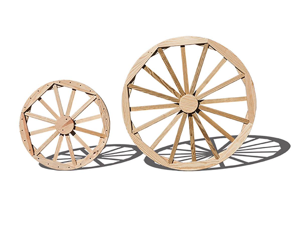 Creekvine Designs Treated Pine Decorative Wagon Wheel