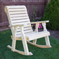 Creekvine Designs Treated Pine Rollback Rocking Chair