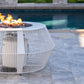 The Outdoor Plus Round Cesto Fire Pit - Black & White Collection