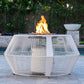 The Outdoor Plus Round Cesto Fire Pit - Black & White Collection